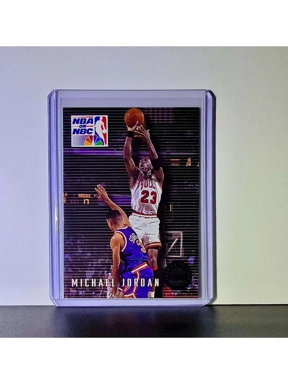 Michael Jordan 1993-94 Skybox Premium Edition NBA on NBC #14 HOF Card Bulls